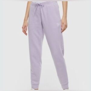 Reebok French Terry Joggers Purple Oasis Large NWT